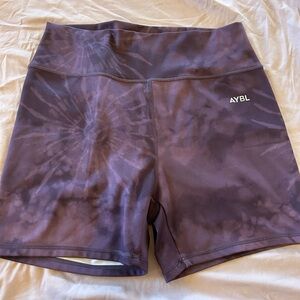 AYBL PURPLE BIKER SHORTS